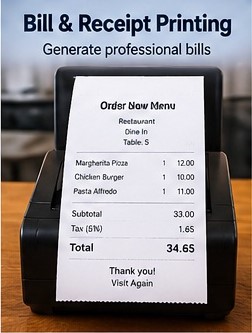 Bill & Receipt Printing